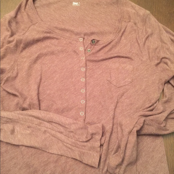 Brown long sleeve button up - Picture 4 of 6