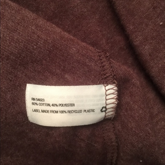 Brown long sleeve button up - Picture 6 of 6