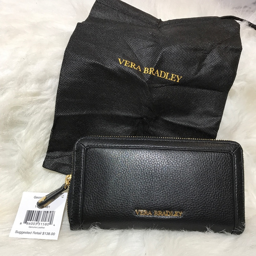 Vera Bradley Georgia Wallet Black
