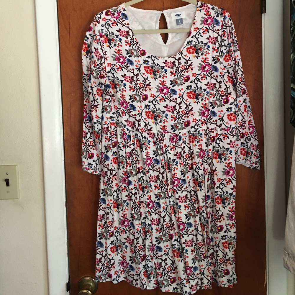 Old Navy floral tunic EUC