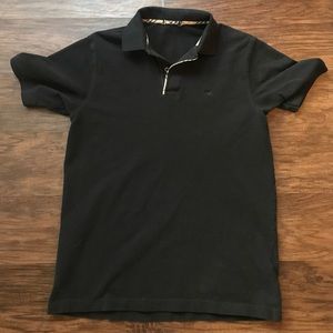 Burberry, Medium Black Polo, Very Good Condition