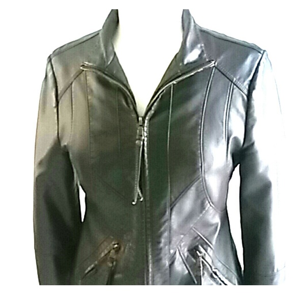 big chill vintage faux leather jacket