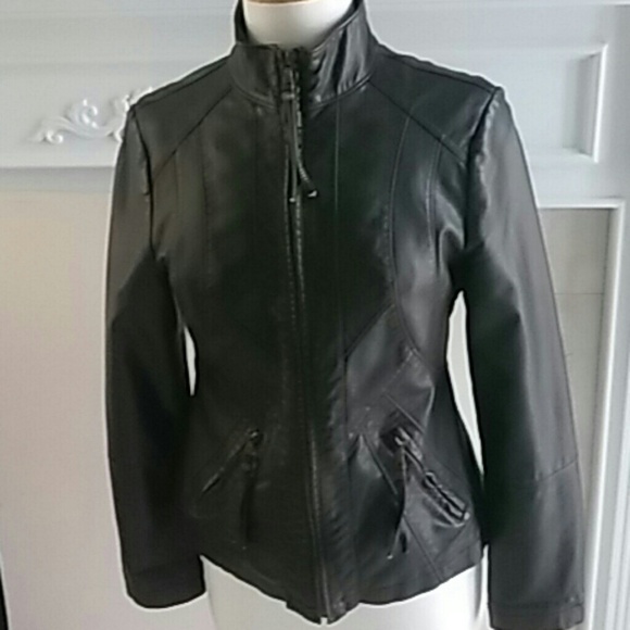 big chill vintage faux leather jacket