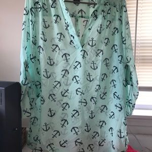 Pull over dress shirt