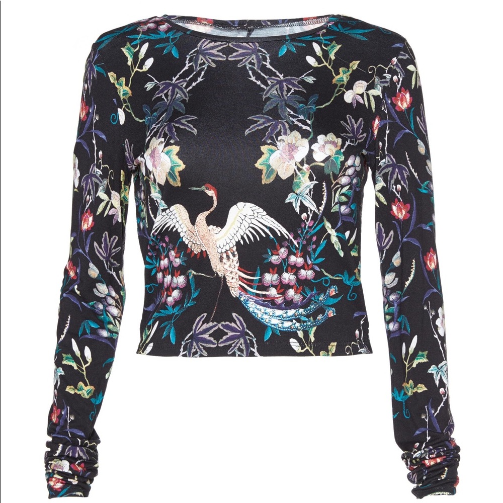 ISO: Alice & Olivia delaina crop top