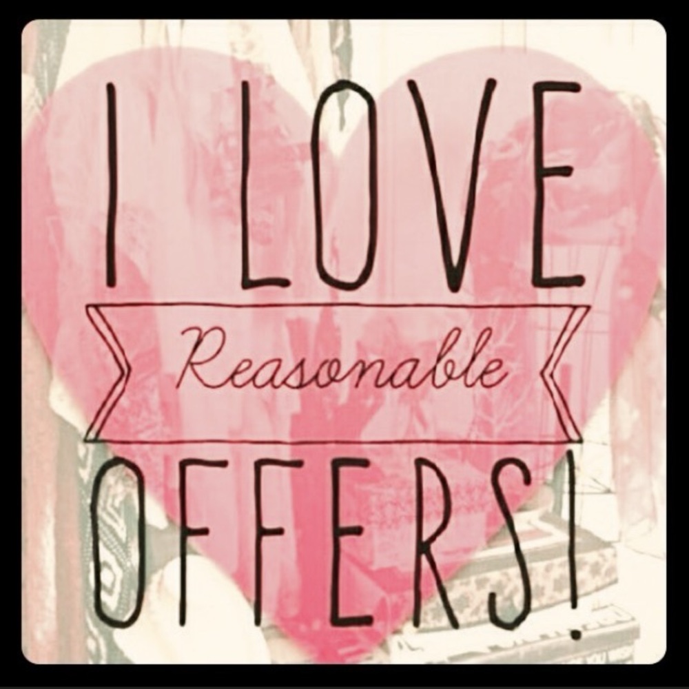 Reasonable offers are always in style!