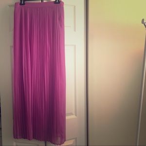 Sabine Pleated Maxi Skirt