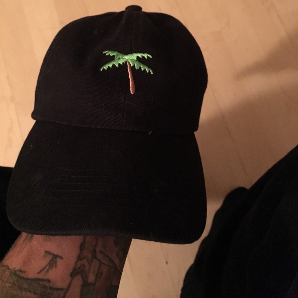 Dad hat with palm tree emoji