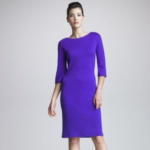 SHAMASK Neiman Marcus Purple Jersey Knit Dress 14