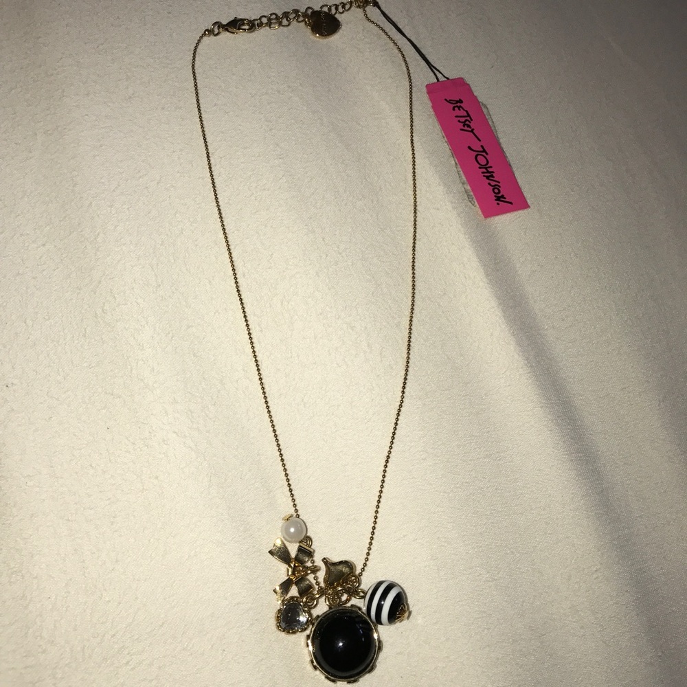 Betsey Johnson Charm Necklace