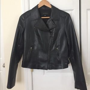 Ann Taylor Faux-Leather Jacket