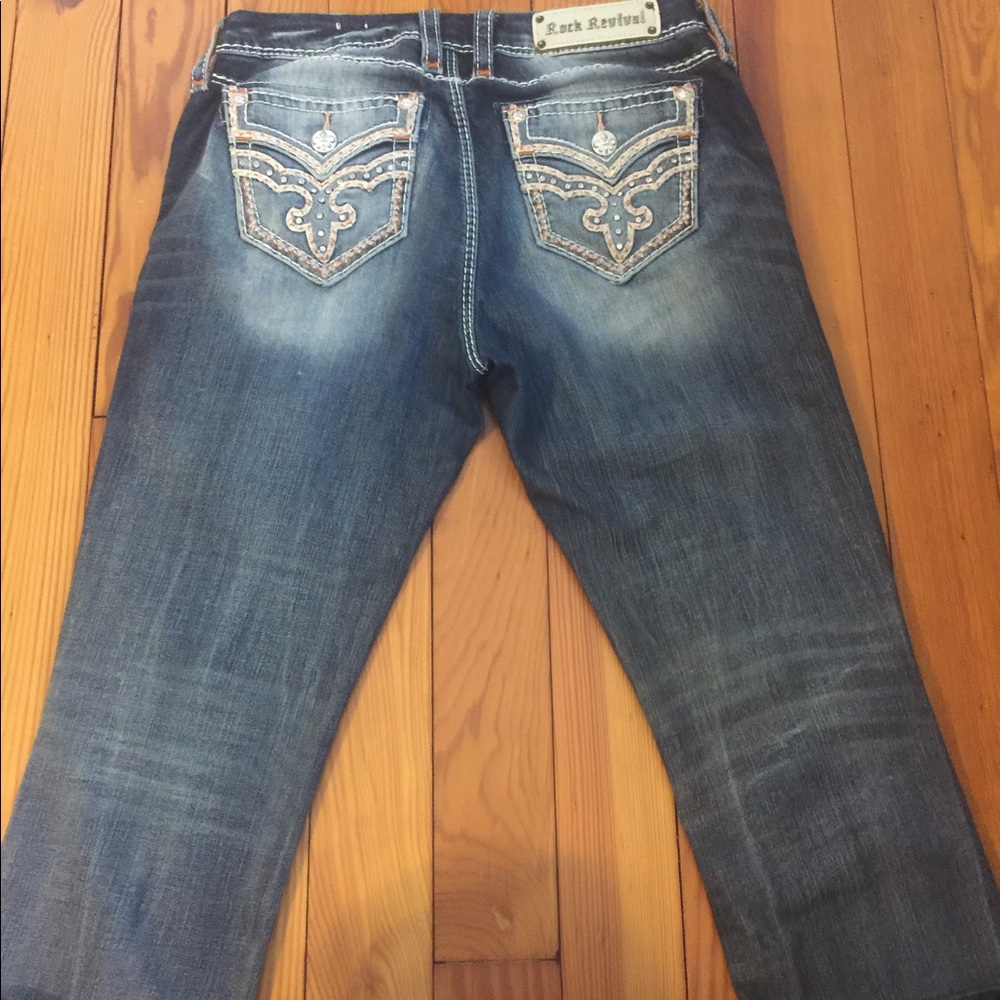 Rock Revival crop jeans, size 28
