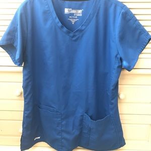 grey's anatomy scrub top