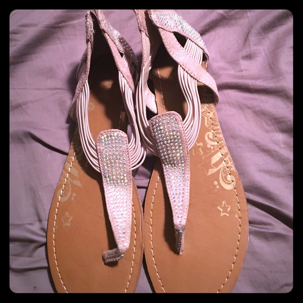 Beautiful beaded sandals