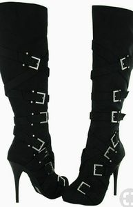 Michael Antonio Suede Buckle Boots