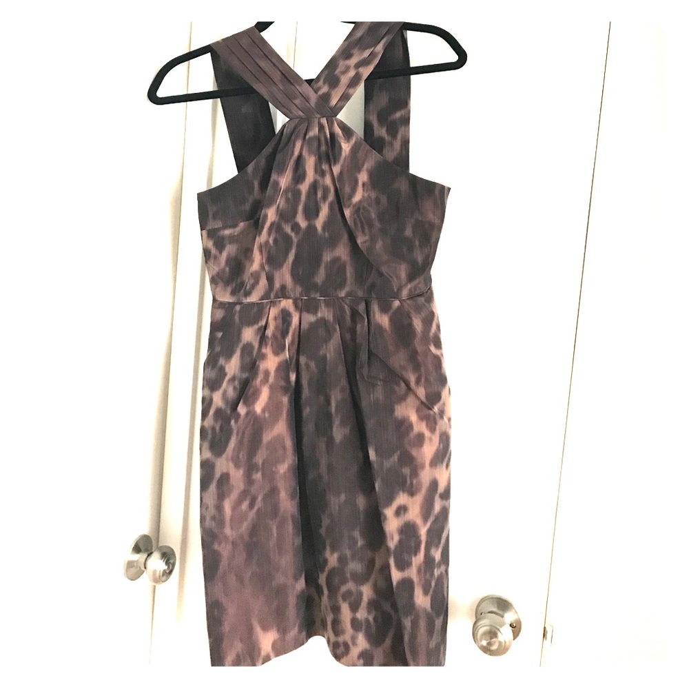 Leopard cocktail dress