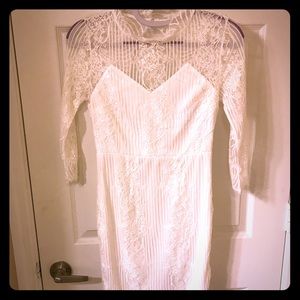 White Backless Dress