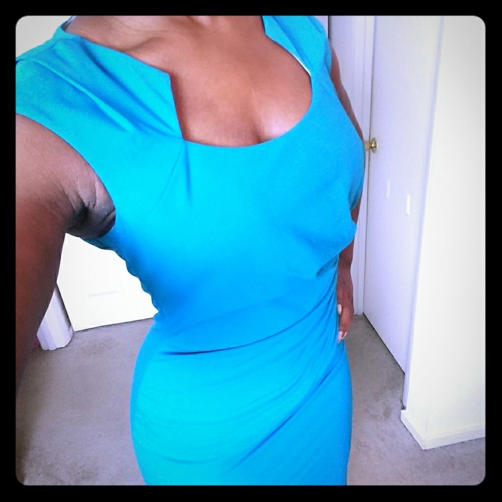 Pretty in Blue Sweetheart Dress