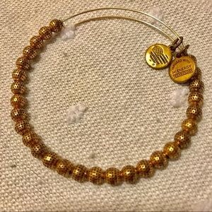 Alex and Ani Gold Beaded Bracelet