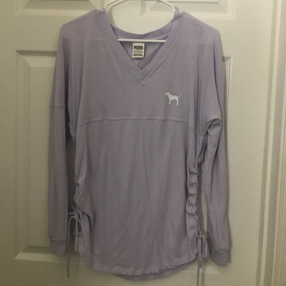 PINK v neck shirt