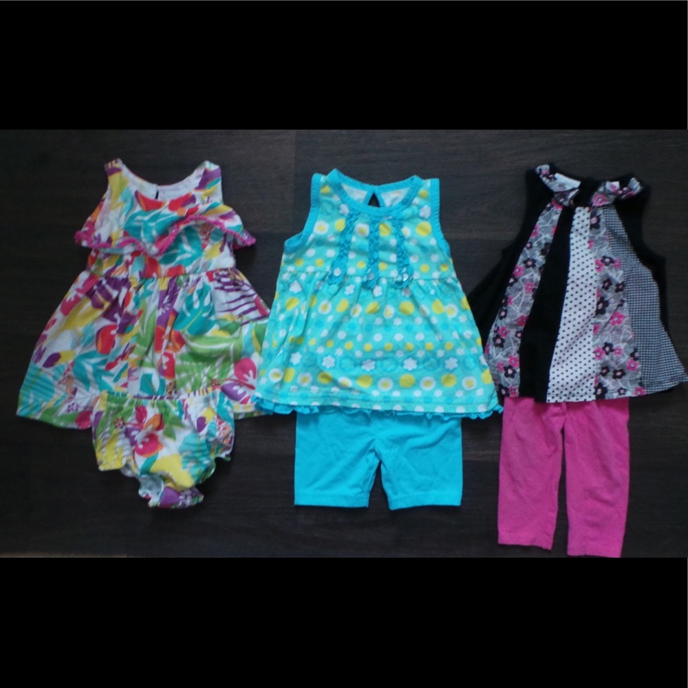 3 Toddler Girls Summer Outfits