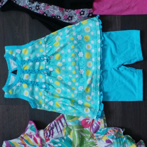 3 Toddler Girls Summer Outfits - Picture 2 of 4