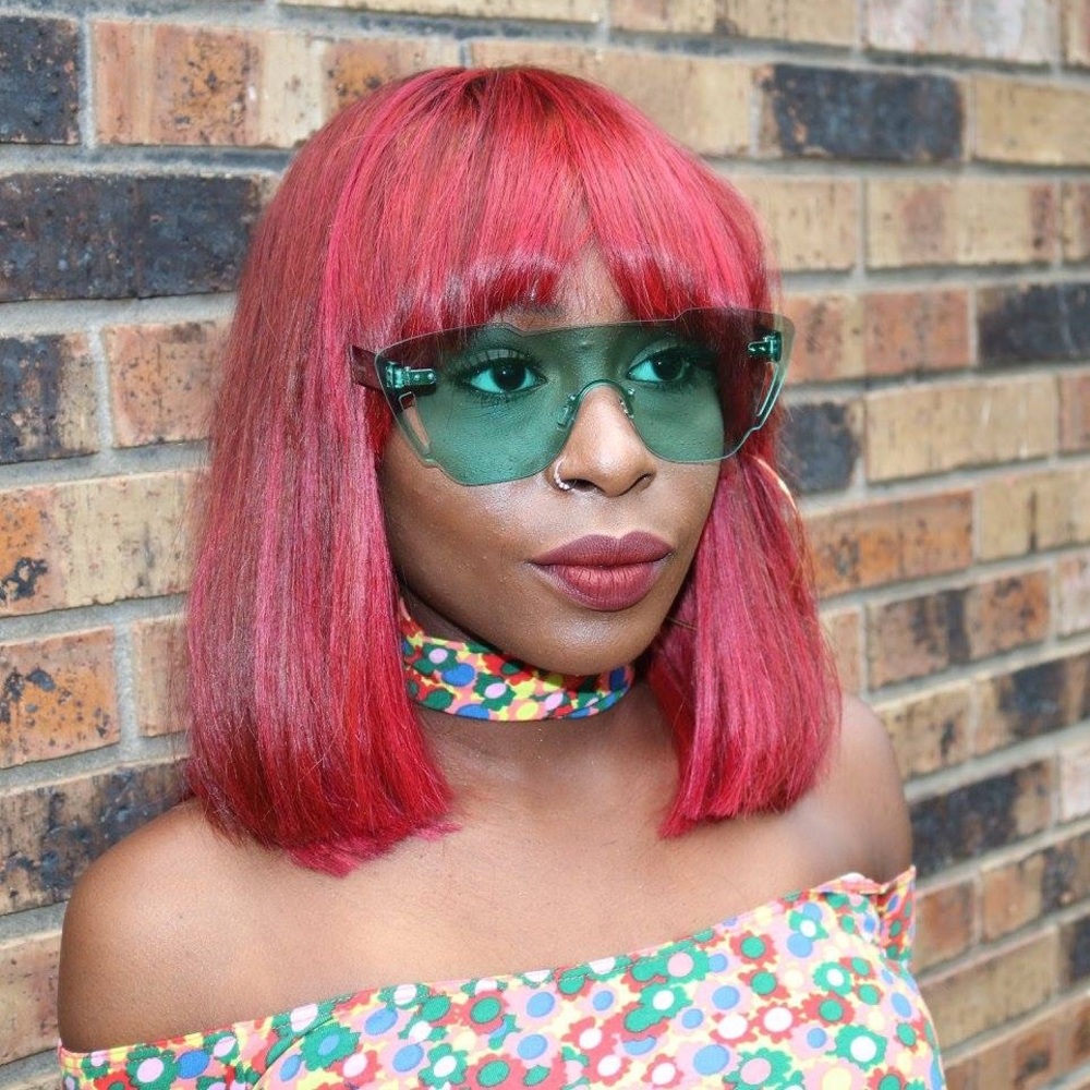 Teal Shield Sunglasses
