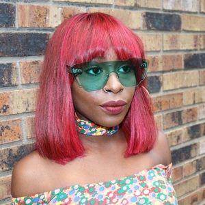 Teal Shield Sunglasses