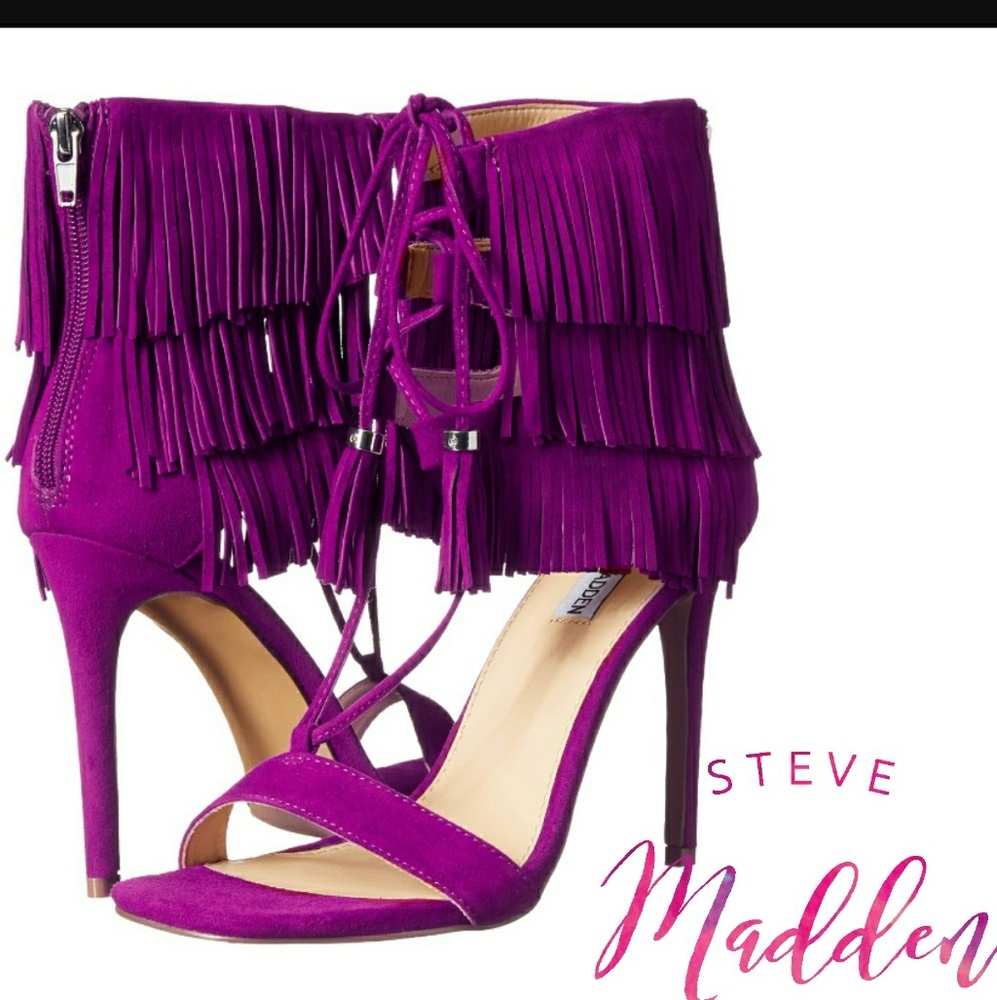 STEVE MADDEN Shay Frindge Sandals
