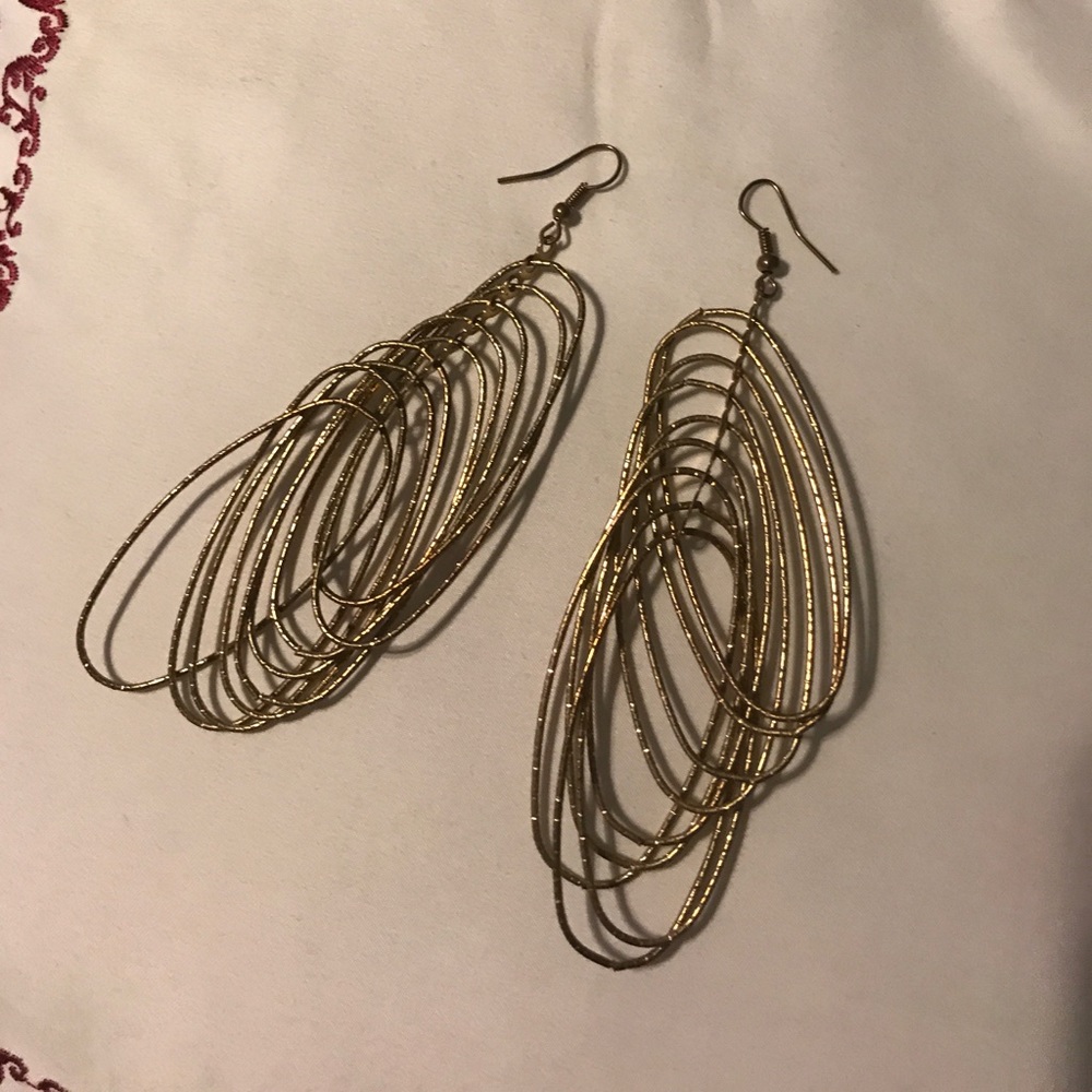Gold Dangle Earrings