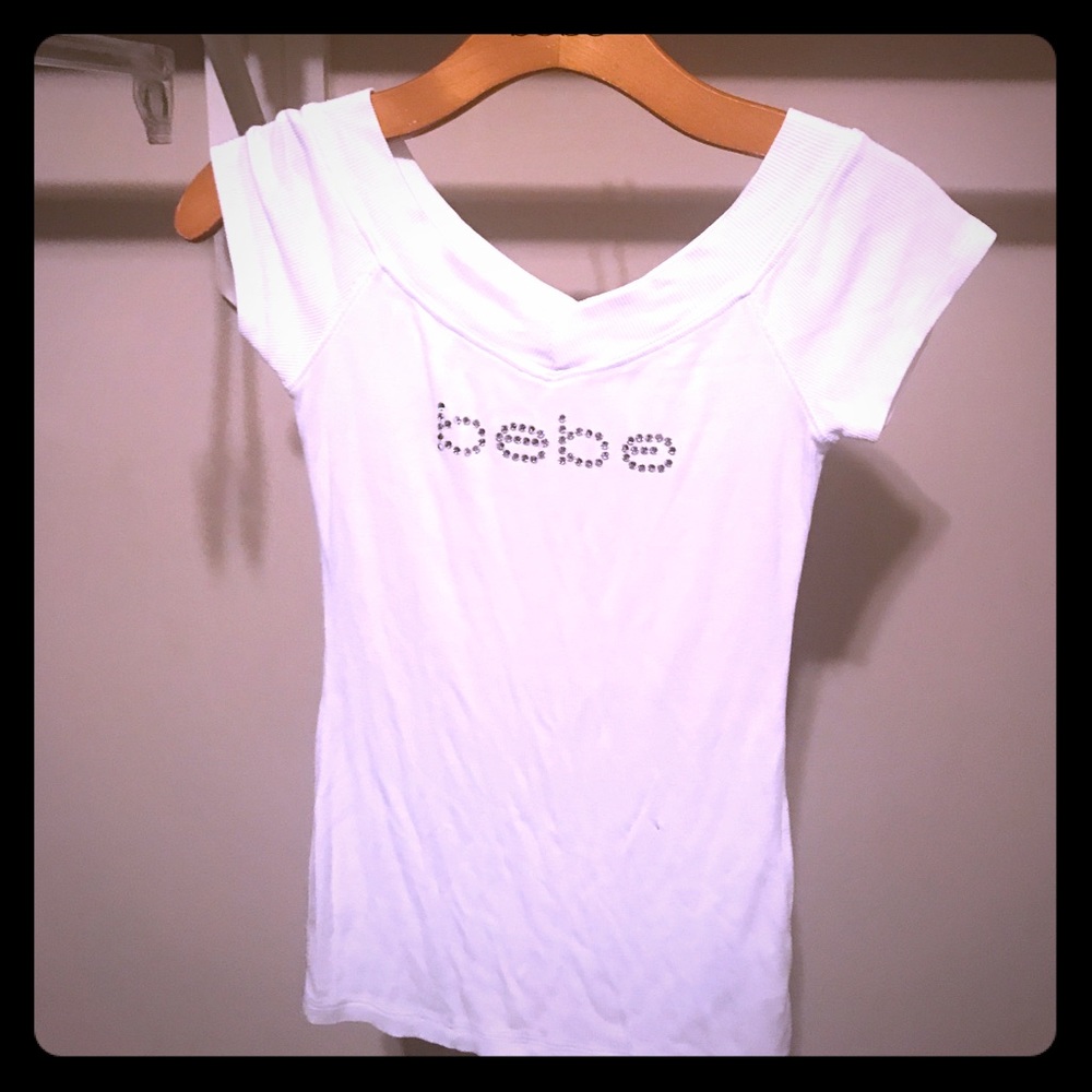 Bebe Off shoulder Shirt