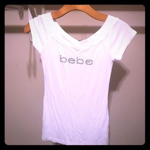 Bebe Off shoulder Shirt