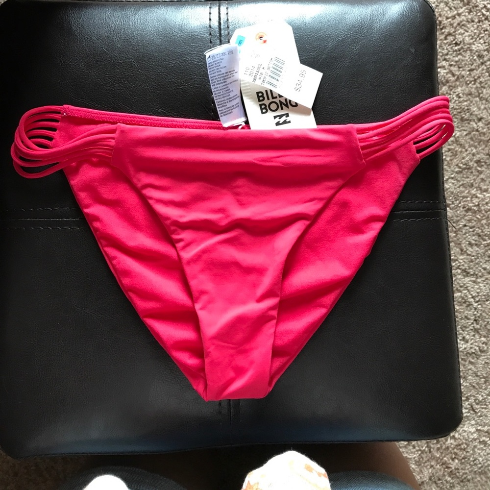NWT billabong hot pink bikini bottoms