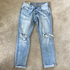 A&F Destroyed Skinny Jeans