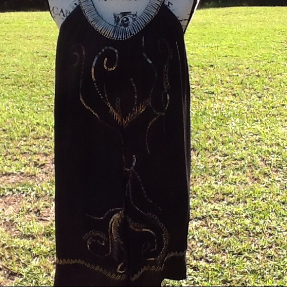 Vintage Trapeze Silk dress - Picture 5 of 7