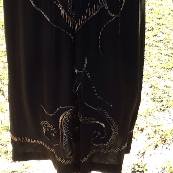Vintage Trapeze Silk dress - Picture 6 of 7