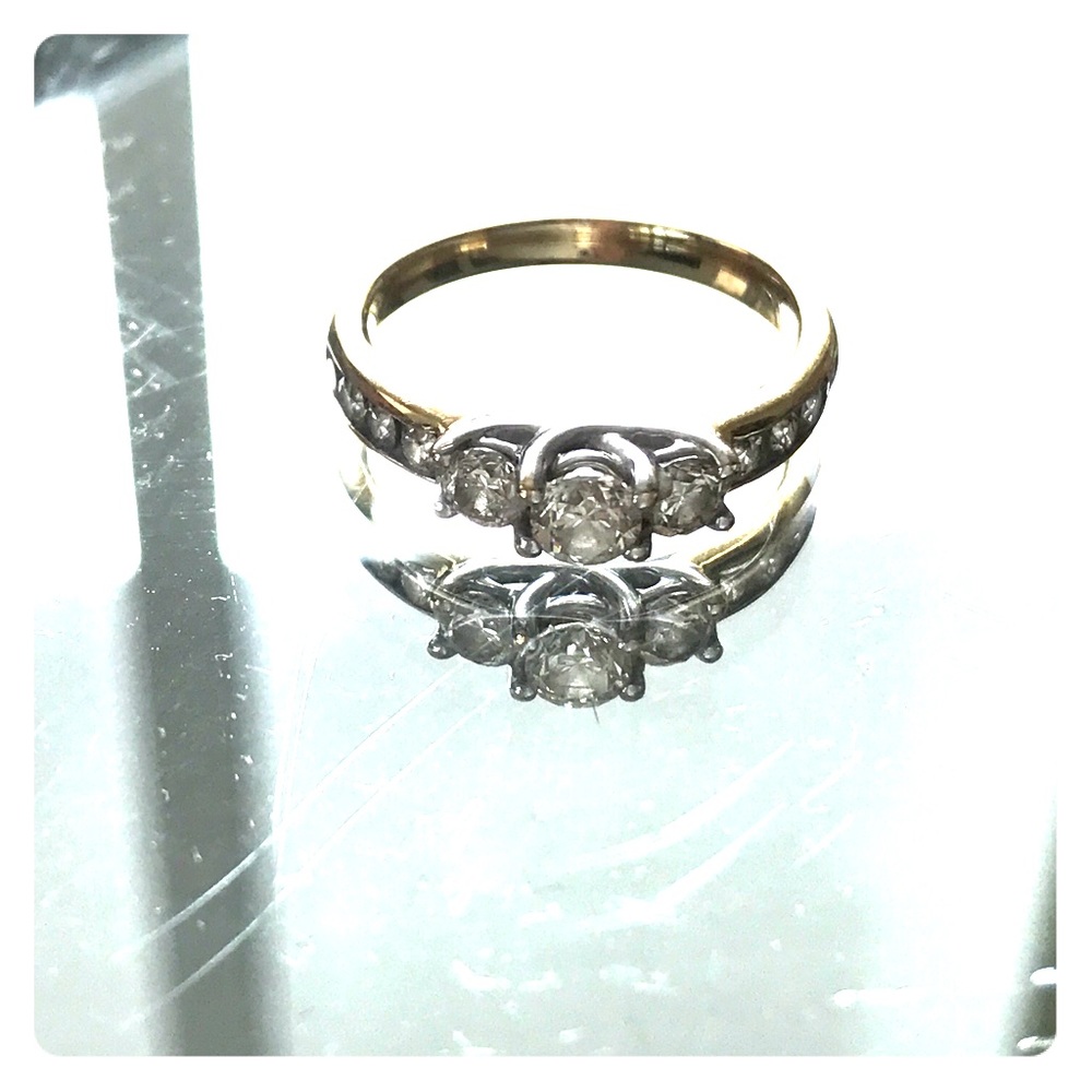 14k Yellow Gold Diamond 💎 Ring