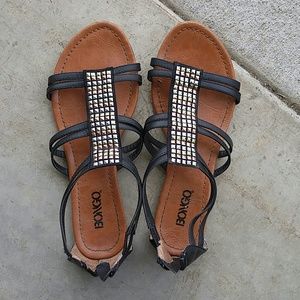 Studded gladiator sandals
