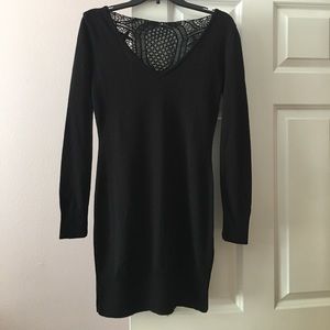 Black sweater dress never worn