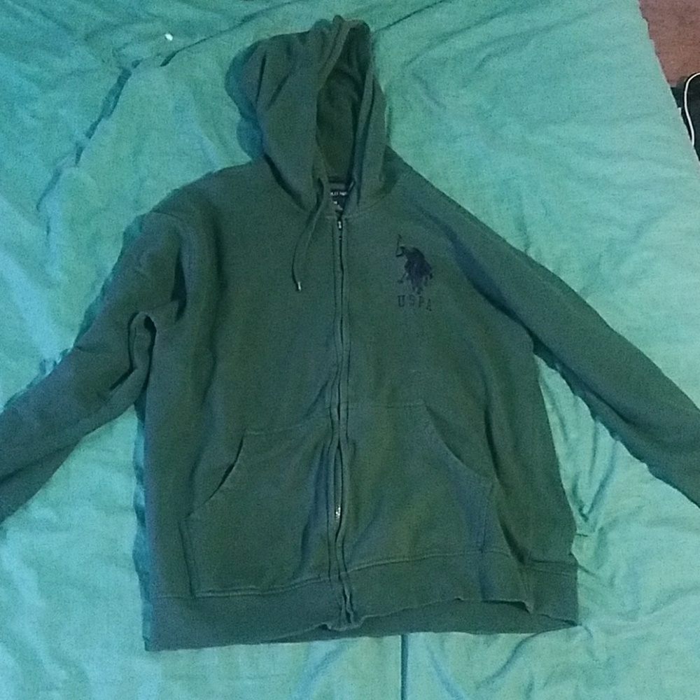 Green US Polo Assn Hoodie