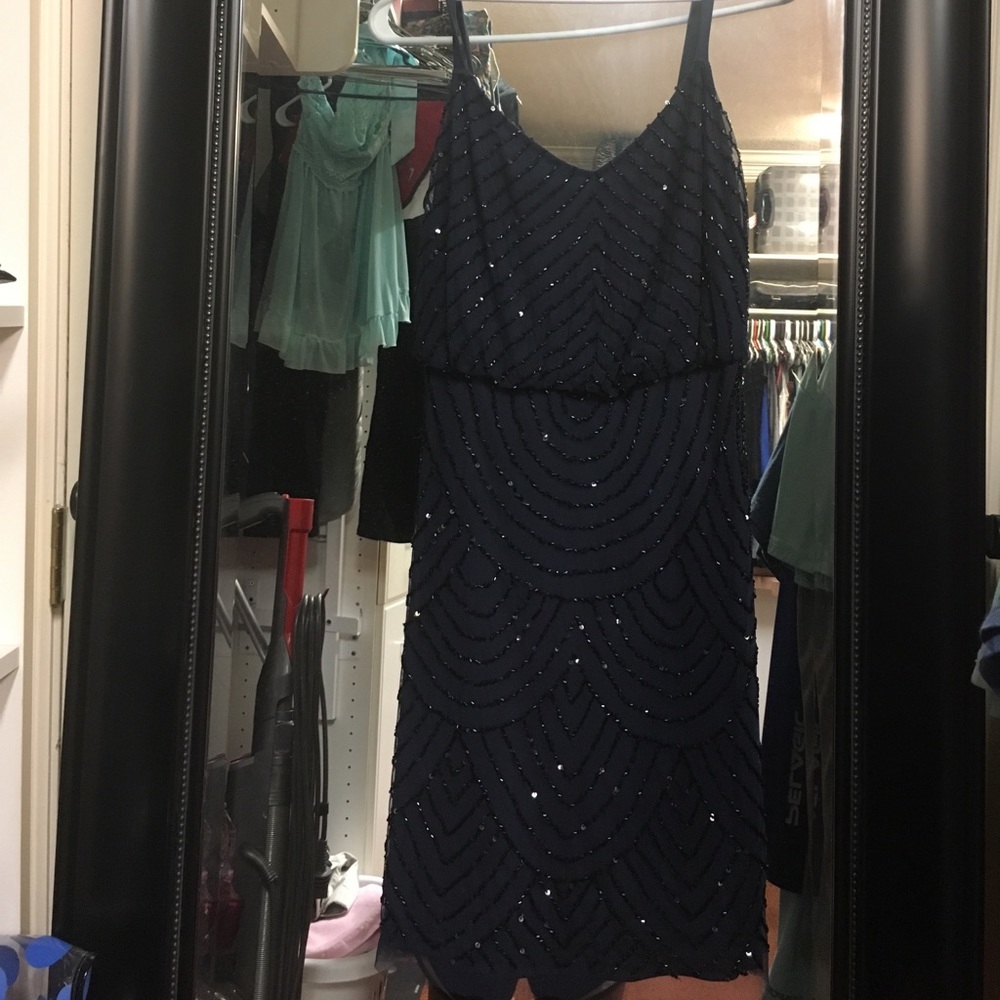Adrianna Papell beaded dress