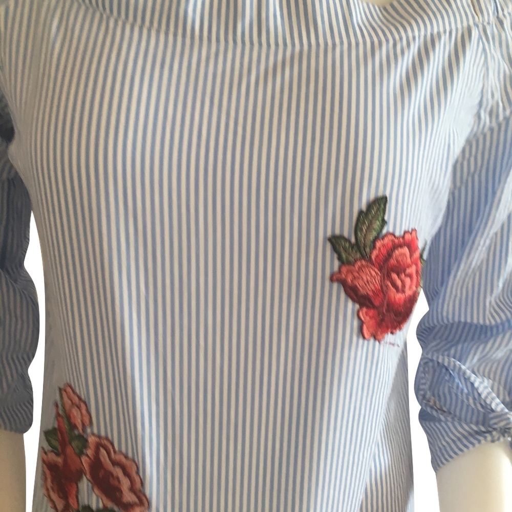 NWT Romeo & Juliet Couture Floral Women Blue Dress - Picture 4 of 4