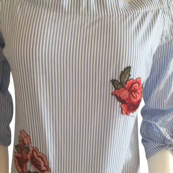 NWT Romeo & Juliet Couture Floral Women Blue Dress - Picture 4 of 4