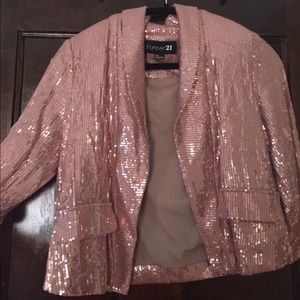 ✨Rose gold sequin Blazer✨