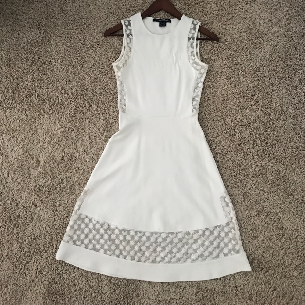 French Connection White Dress