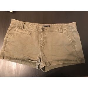 Olive Green Express Shorts!