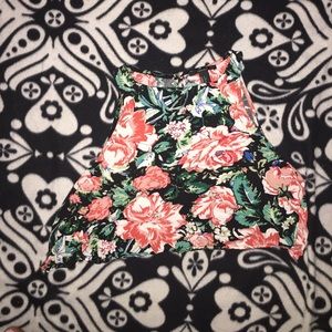 A floral crop top