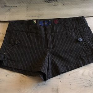 Adorable AEO pinstriped shorts.