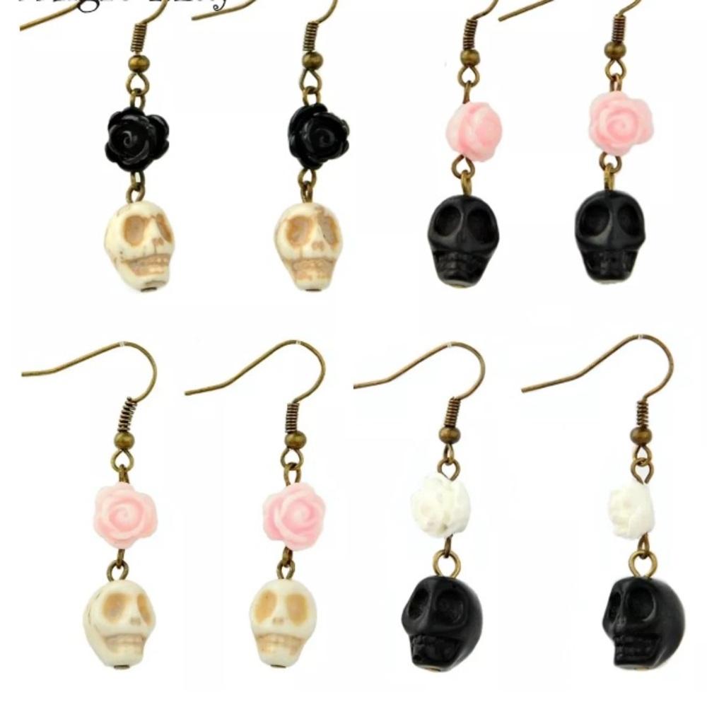 Last pair‼️Halloween Skull Earrings‼️