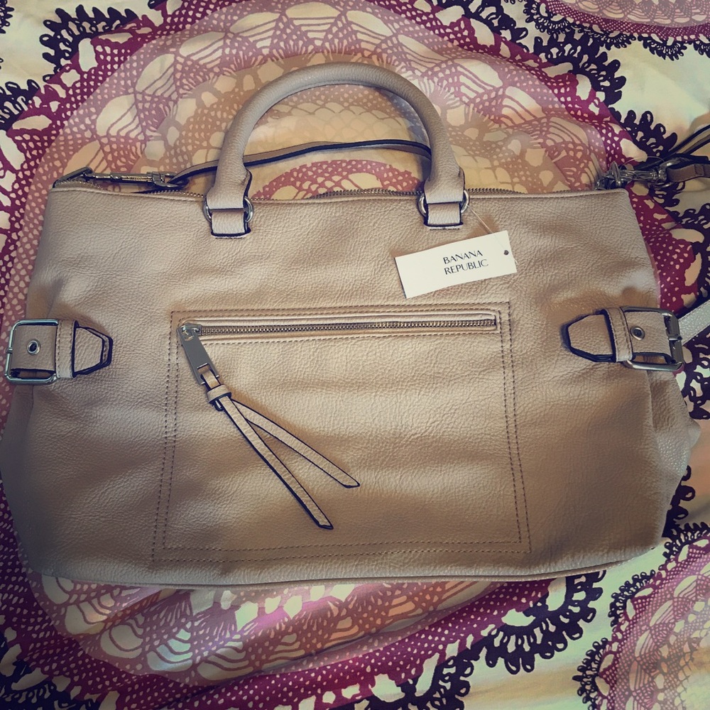 Mauve Banana Republic Handbag